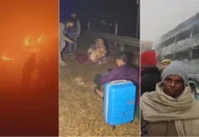 यमुना एक्सप्रेसवे पर कोहरे के कहर से भीषण हादसा, 4 की मौत, 25 घायल, कई वाहन जलकर खाक