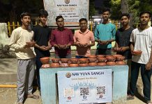 नव युवा संघ की अनूठी पहल पक्षियों के लिए कर रहे निशुल्क बाउल वितरण