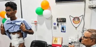 कानपुर में डॉक्टरों का कमाल: 3 फीट लाठी शरीर के आर-पार, साढ़े 4 घंटे के ऑपरेशन से बची 19 साल के विशाल की जान।